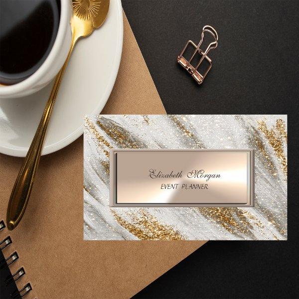 Elegant Professional Gold Glitter Touch