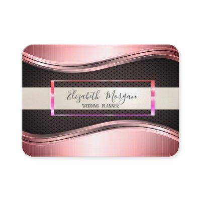Elegant Professional Metallic Dots Frame