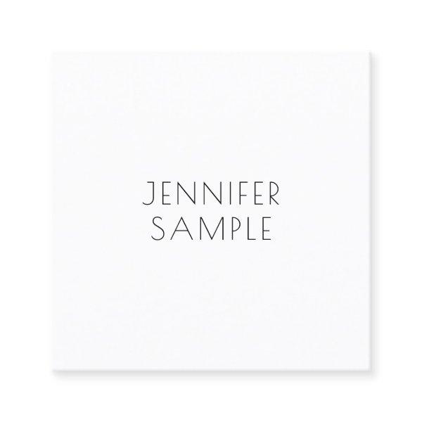 Elegant Professional Minimal Template Modern Square