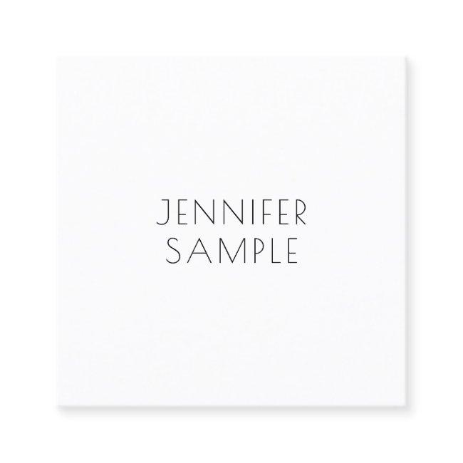 Elegant Professional Minimal Template Modern Square