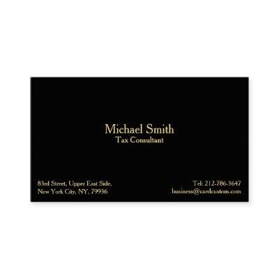 Elegant Professional Modern Black Faux Gold Custom