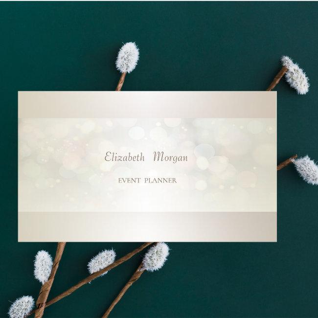 Elegant Professional Modern Bokeh Simple