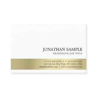 Elegant Professional Modern Stylish Gold Look