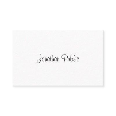 Elegant Professional Simple Template Calligraphy