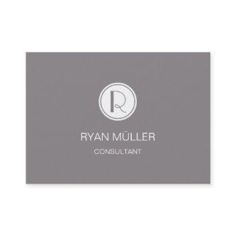 Elegant Professional Titanium and Monogram