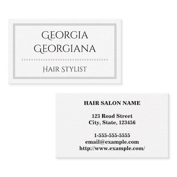 Elegant & Professional, With Triple-Line Border