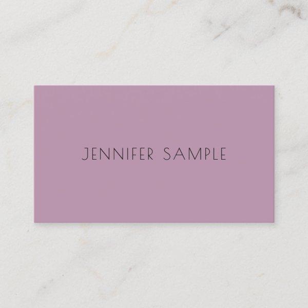 Elegant Purple Modern Simple Template Professional