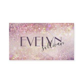 elegant purple watercolor glitter
