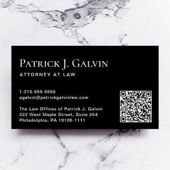 Elegant QR Code Professional Black