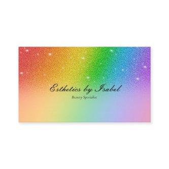 Elegant Rainbow Sparkle Esthetician