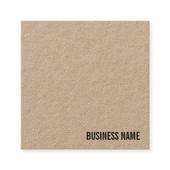 Elegant Real Kraft Paper Template Professional Square