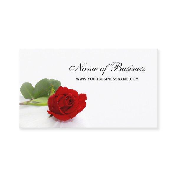 Elegant Red Rose Professional Red and White Floral