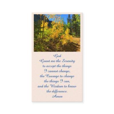 Elegant Remembrance Memorial Funeral Card