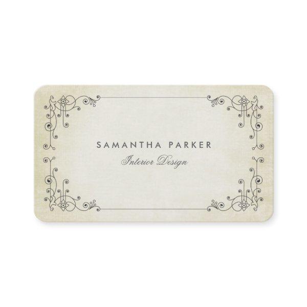 Elegant Rustic Vintage Frame | Ivory