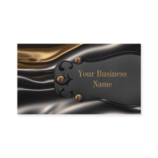 Elegant Rusty gold black silk metal look