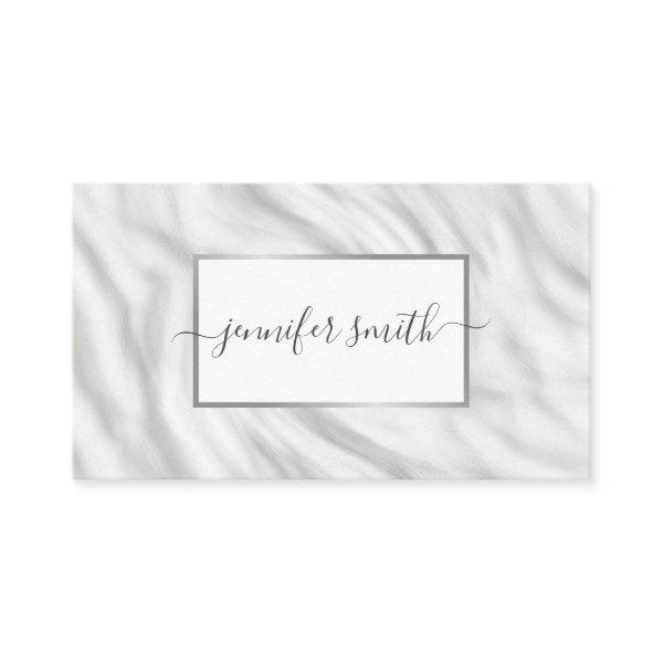 Elegant Satin Fabric Marble With Frame Chic Pretty
