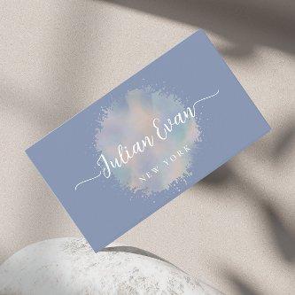 Elegant Script Dandelion Blue Healthcare