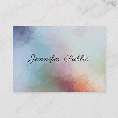 Elegant Script Modern Colorful Abstract Template