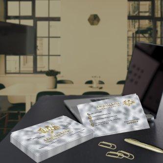 Elegant Silver Gold Foil Cleaning Services Modern