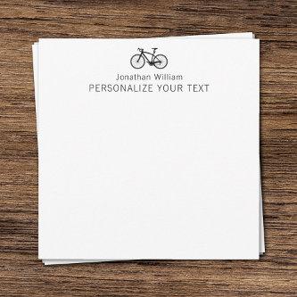 Elegant Simple Bicycle Retro Personal Stationery Note Card