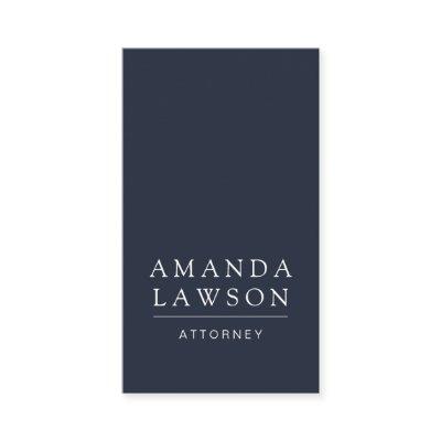 Elegant Simple Dark Blue