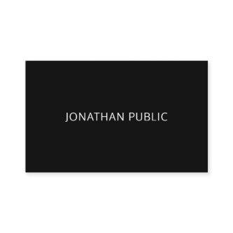 Elegant Simple Design Black White Template Modern