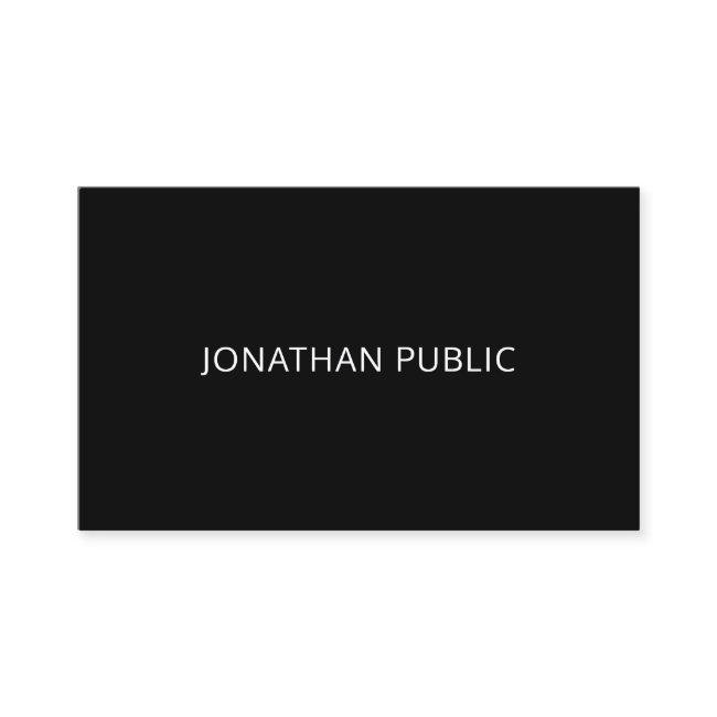 Elegant Simple Design Black White Template Modern