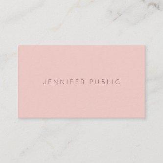 Elegant Simple Design Blush Pink Modern Template
