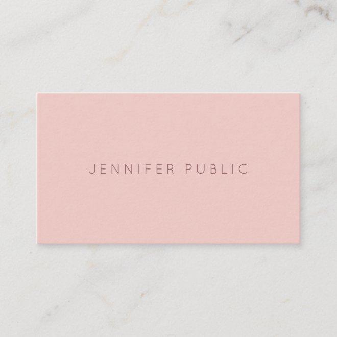 Elegant Simple Design Blush Pink Modern Template