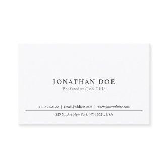 Elegant Simple Design Classic Plain Professional