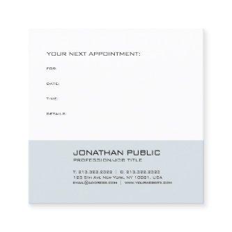 Elegant Simple Design Modern Appointment Reminder