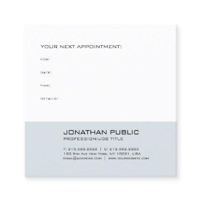 Elegant Simple Design Modern Appointment Reminder