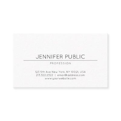 Elegant Simple Design Modern Professional Plain