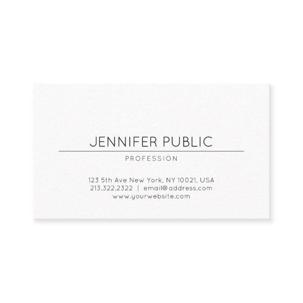 Elegant Simple Design Modern Professional Plain