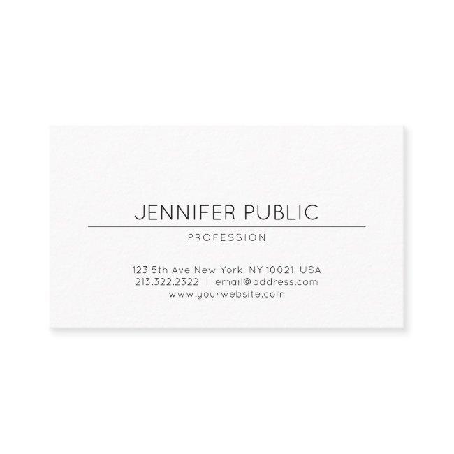 Elegant Simple Design Modern Professional Plain