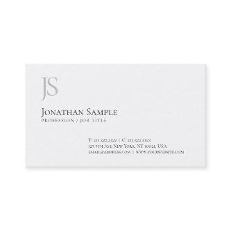 Elegant Simple Design Monogram Professional Chic