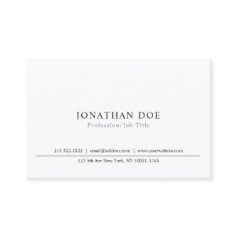 Elegant Simple Design Professional Classic Plain