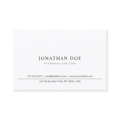 Elegant Simple Design Professional Classic Plain