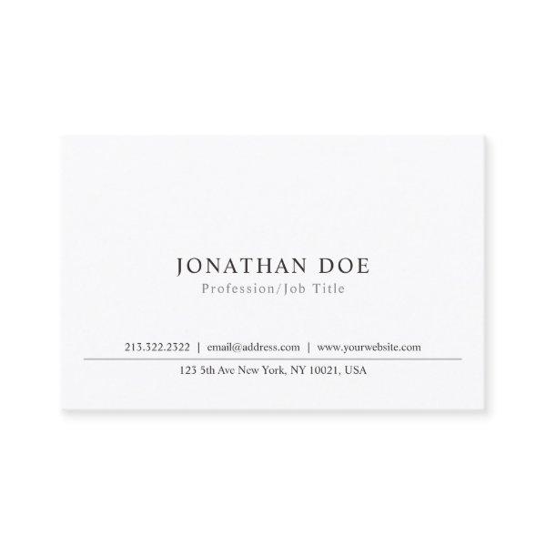 Elegant Simple Design Professional Classic Plain