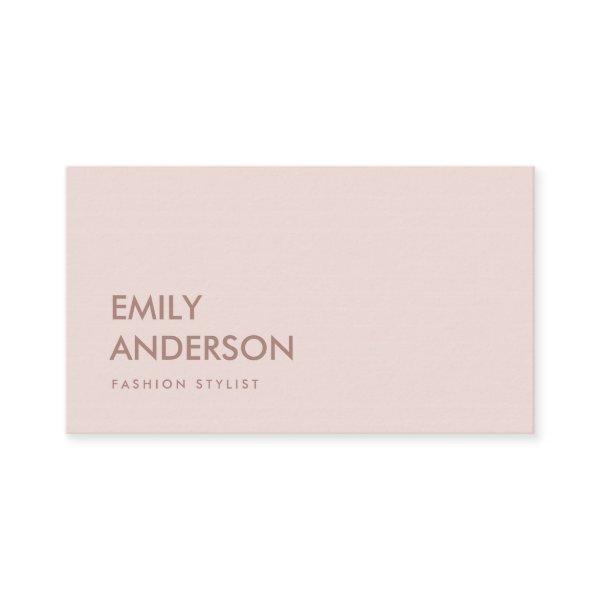 ELEGANT SIMPLE MINIMAL BLUSH PINK PROFESSIONAL