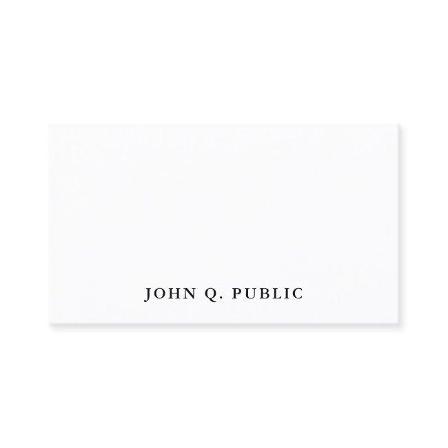 Elegant Simple Modern Minimalist Professional Cool