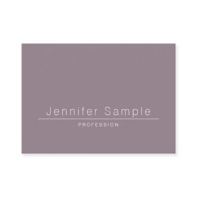Elegant Simple Modern Salon Plain Professional