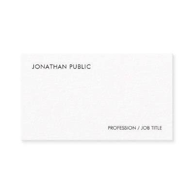 Elegant Simple Modern Template Personalized
