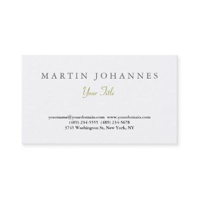 Elegant Simple Plain Artistic