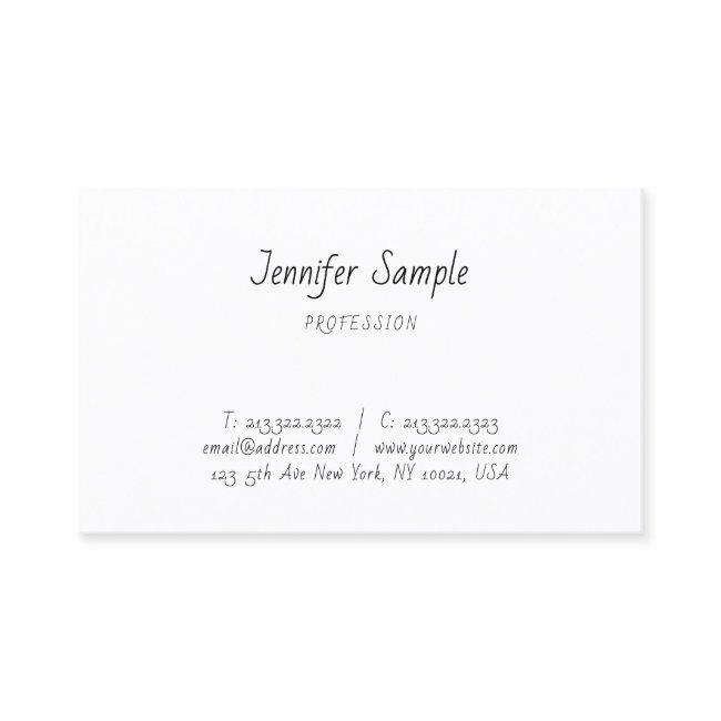Elegant Simple Template Hand Script Professional