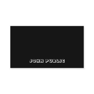 Elegant Simple Template Modern Black White B&W