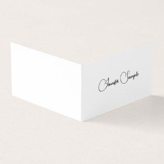 Elegant Simple Template Modern Minimalist Folded