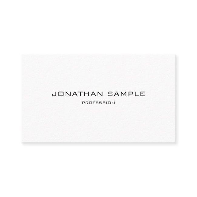 Elegant Sleek Design Modern Plain Professional