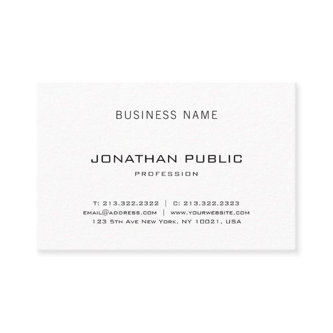 Elegant Sleek Design Modern Professional Plain