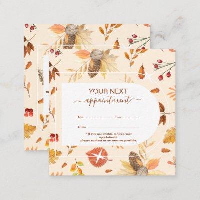 Elegant Small Business Owner Appointment Card